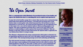 What Theopensecret.com website looked like in 2019 (5 years ago)