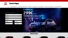 What Toyota-magny.fr website looked like in 2019 (4 years ago)