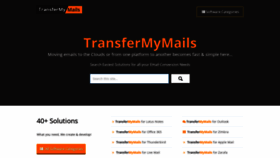 What Transfermymails.com website looked like in 2019 (4 years ago)