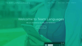 What Teamlanguages.com website looked like in 2019 (5 years ago)