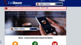 What Tellows.com.br website looked like in 2019 (6 years ago)