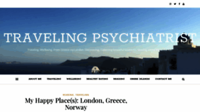 What Travelingpsychiatrist.com website looked like in 2019 (5 years ago)