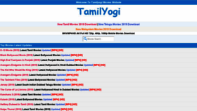 What Tamilyogi.world website looked like in 2019 (5 years ago)
