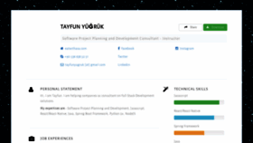 What Tayfunyugruk.com website looked like in 2019 (5 years ago)
