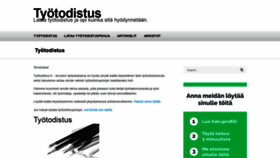 What Tyotodistus.fi website looked like in 2019 (5 years ago)