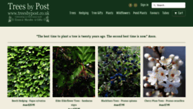 What Treesbypost.com website looked like in 2019 (5 years ago)