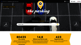 What Theparking-cars.co.uk website looked like in 2019 (4 years ago)