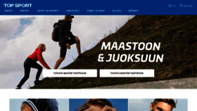What Topsport.fi website looked like in 2019 (5 years ago)
