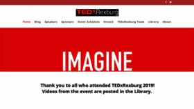 What Tedxrexburg.com website looked like in 2019 (4 years ago)