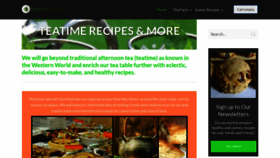 What Teatime-recipes.com website looked like in 2019 (5 years ago)