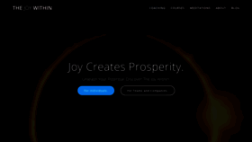 What Thejoywithin.org website looked like in 2019 (5 years ago)