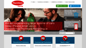 What Thorntons-recycling.ie website looked like in 2019 (4 years ago)