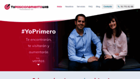 What Tuposicionamientoweb.net website looked like in 2019 (4 years ago)