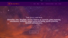 What Thesoulmatrix.com website looked like in 2019 (5 years ago)