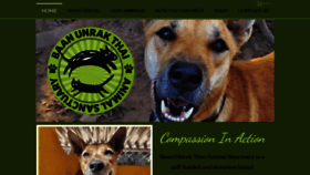 What Thaianimalsanctuary.com website looked like in 2019 (4 years ago)