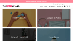 What Thepinkmingo.com website looked like in 2019 (5 years ago)