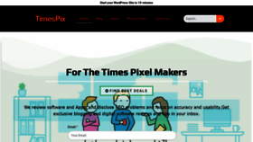 What Timespix.com website looked like in 2019 (4 years ago)
