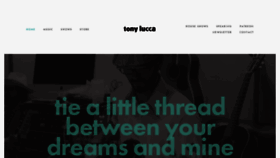 What Tonylucca.com website looked like in 2019 (4 years ago)