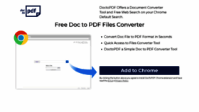 What Thedoctopdf.com website looked like in 2019 (4 years ago)