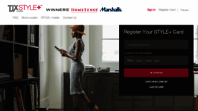 What Tjxstyleplus.ca website looked like in 2019 (4 years ago)