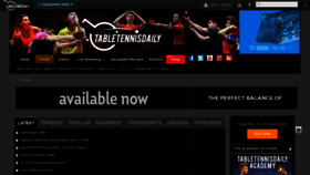 What Tabletennisdaily.com website looked like in 2019 (4 years ago)