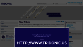 What Tridonic.com website looked like in 2019 (4 years ago)