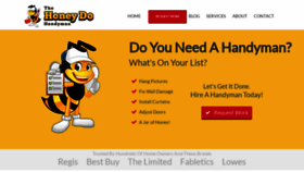 What Thehoneydo-handyman.com website looked like in 2019 (4 years ago)