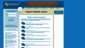 What Telepass.hu website looked like in 2019 (4 years ago)