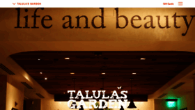 What Talulasgarden.com website looked like in 2019 (4 years ago)