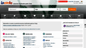 What Tarija.locanto.com.bo website looked like in 2019 (4 years ago)