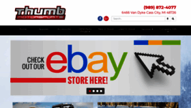What Thumbmotorsports.com website looked like in 2019 (4 years ago)