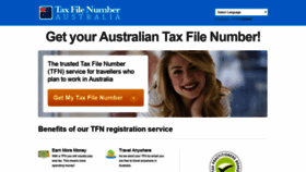 What Taxfilenumberaustralia.com.au website looked like in 2019 (4 years ago)