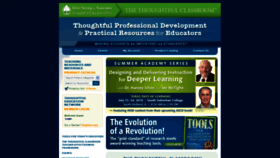 What Thoughtfulclassroom.com website looked like in 2019 (4 years ago)