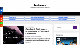 What Techshure.com website looked like in 2019 (4 years ago)