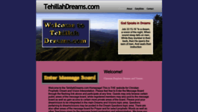 What Tehillahdreams.com website looked like in 2019 (4 years ago)