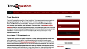 What Triviaquestions4u.com website looked like in 2019 (4 years ago)