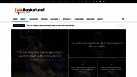 What Talkbasket.net website looked like in 2019 (4 years ago)