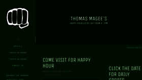 What Thomasmagees.com website looked like in 2019 (4 years ago)