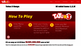 What Tatua3.co.ke website looked like in 2019 (4 years ago)