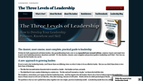 What Three-levels-of-leadership.com website looked like in 2019 (4 years ago)