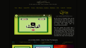 What Thequrandvd.com website looked like in 2019 (4 years ago)