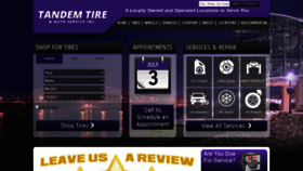 What Tandemtire.com website looked like in 2019 (4 years ago)