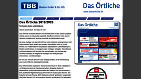 What Tbb-medien.de website looked like in 2019 (4 years ago)
