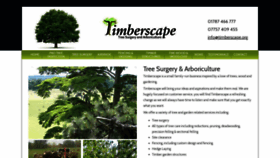 What Timberscape.org website looked like in 2019 (4 years ago)