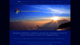What Themorningstarfoundation.org website looked like in 2019 (4 years ago)