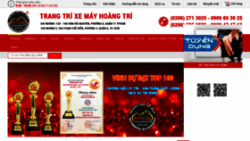 What Trangtrixemayhoangtri.com website looked like in 2019 (4 years ago)