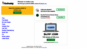 What Textfyre.com website looked like in 2019 (4 years ago)