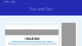 What Turnandturn.com website looked like in 2019 (4 years ago)
