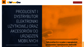 What Telforceone.pl website looked like in 2019 (4 years ago)