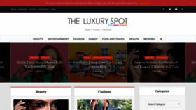 What Theluxuryspot.com website looked like in 2019 (4 years ago)